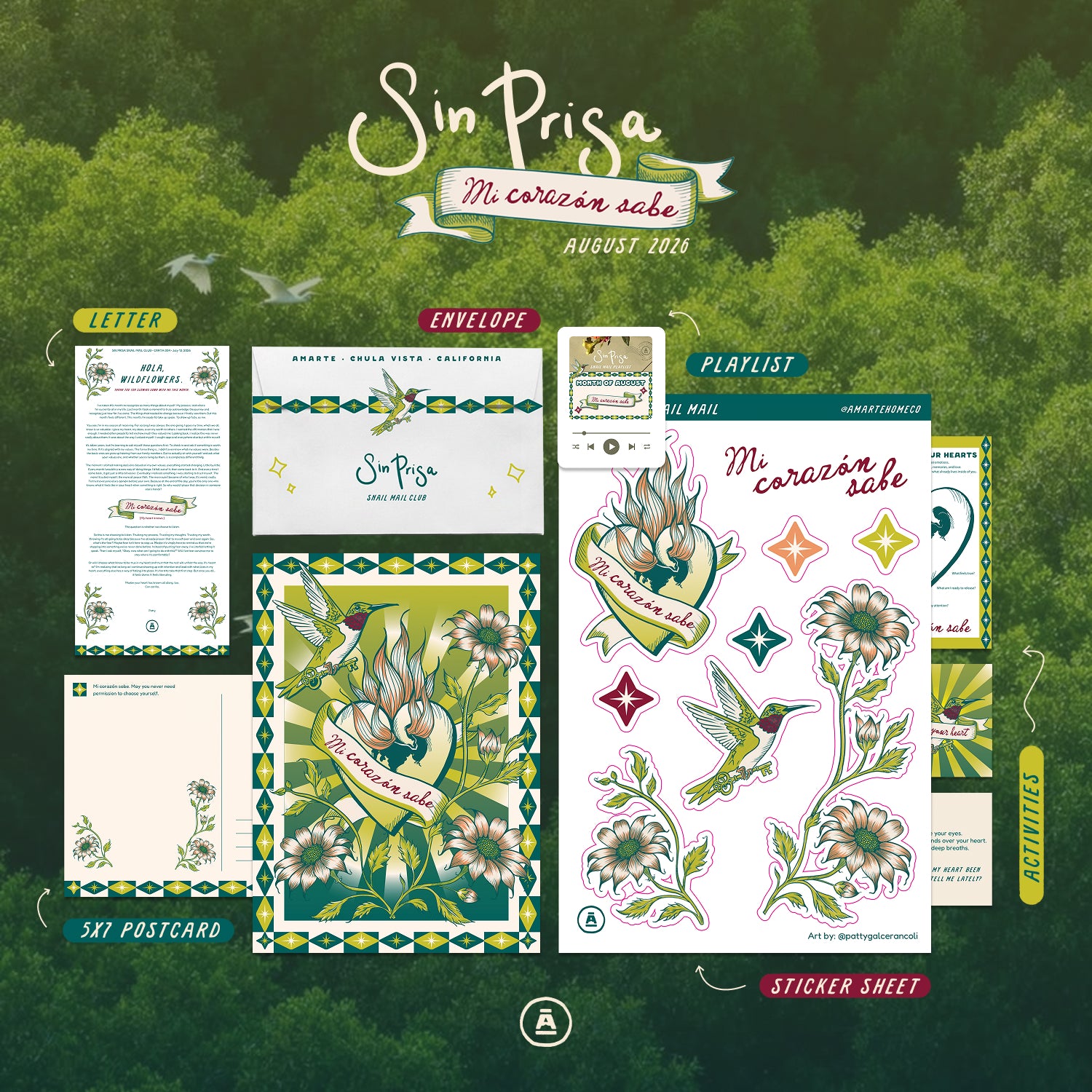 Sin Prisa - Monthly Snail Mail