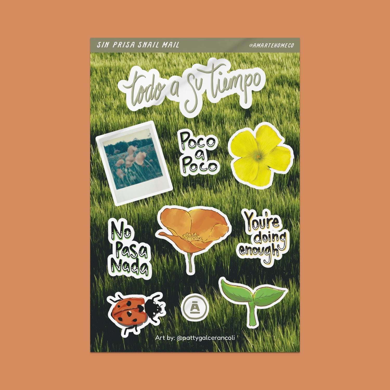4x6 Sticker Sheet Todo A Su Tiempo (May Edition)
