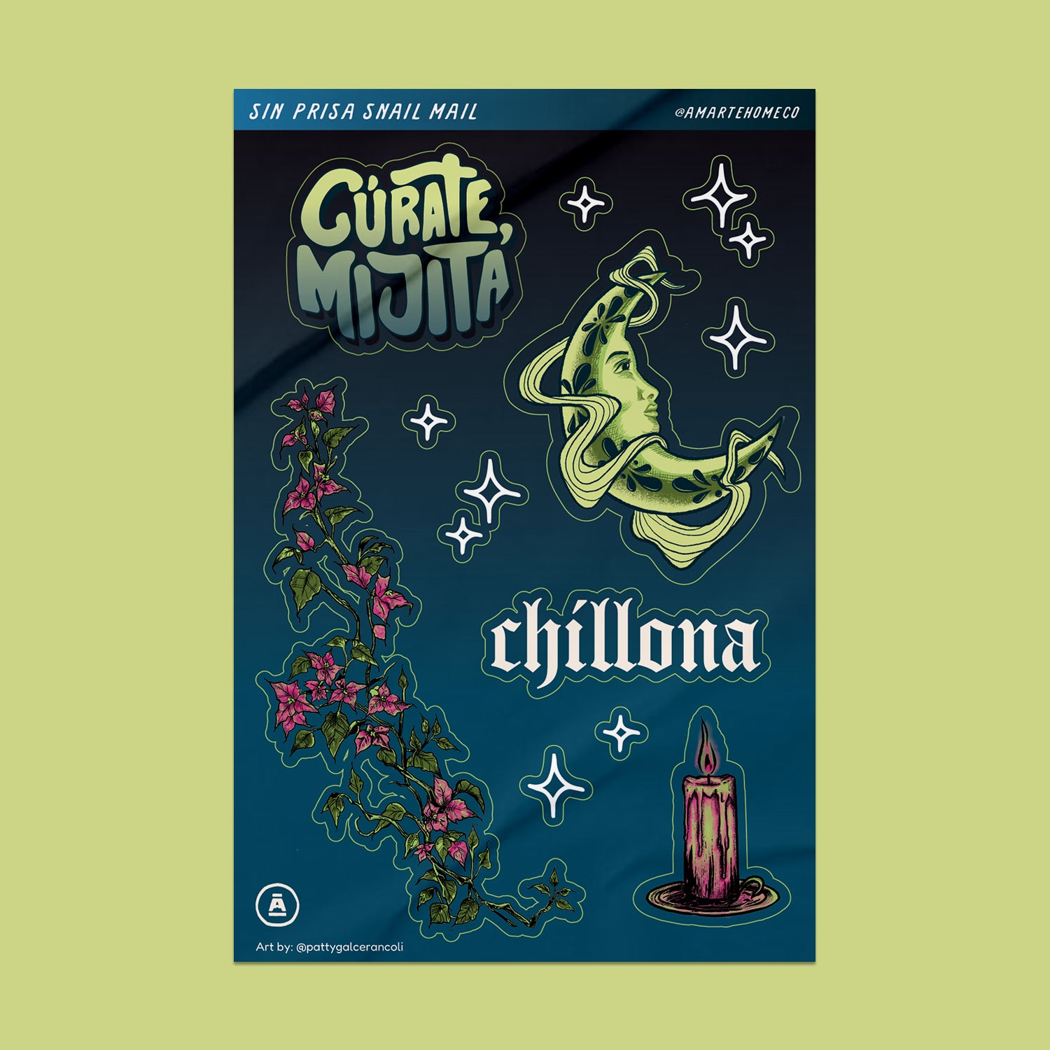 4x6 Sticker Sheet Curate Mijita (September Edition)